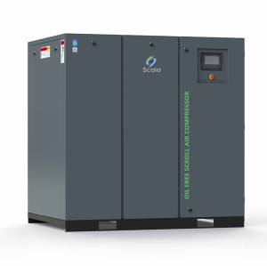 5.5/11/16.5/22/27.5/33/44/55kw Permanent Magnet Oil Free Scroll Air Compresor Intelligent Control Unit 8 Barg 10 Barg