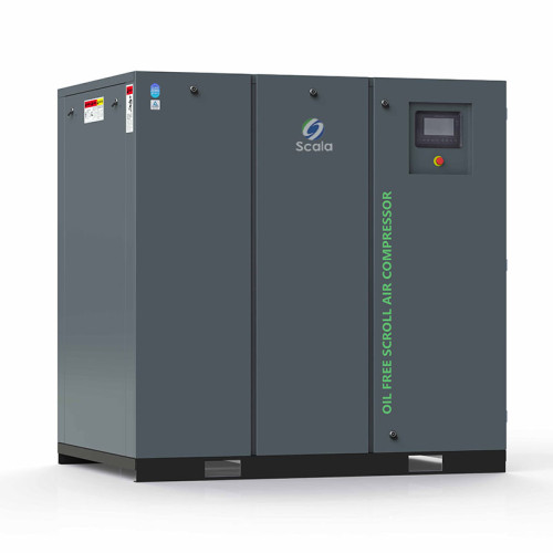 5.5/11/16.5/22/27.5/33/44/55kw Permanent Magnet Oil Free Scroll Air Compresor Intelligent Control Unit 8 Barg 10 Barg