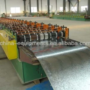 hoja de techo corrugado máquina de laminación