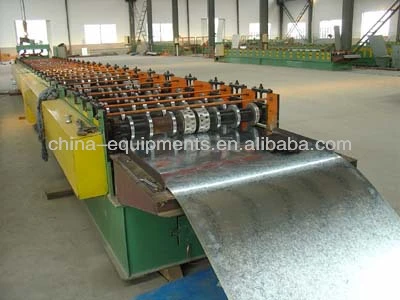 de aluminio corrugado de la máquina