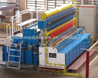 acanalado de acero de soldadura de malla de la máquina