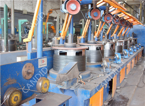 Candid Wheel Type Wire Drawing Machine
