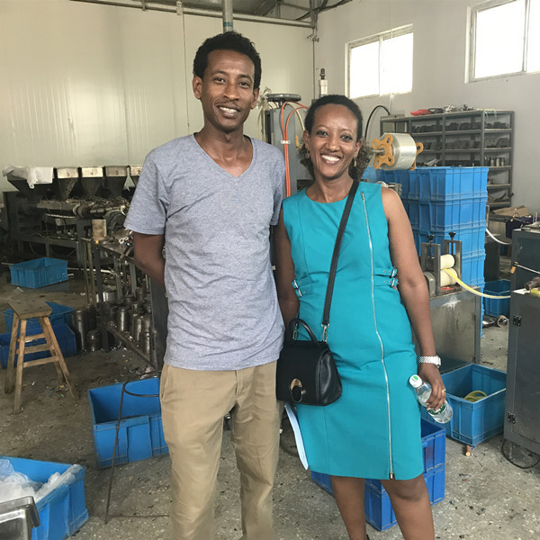 Ethiopian Customer's Visit including single machine