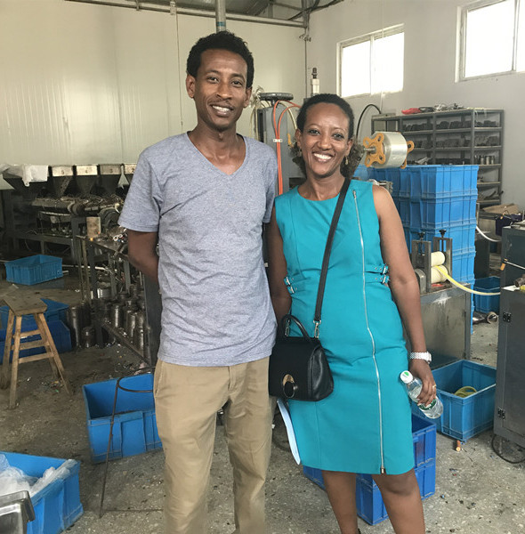 Ethiopian Customer's Visit including single machine