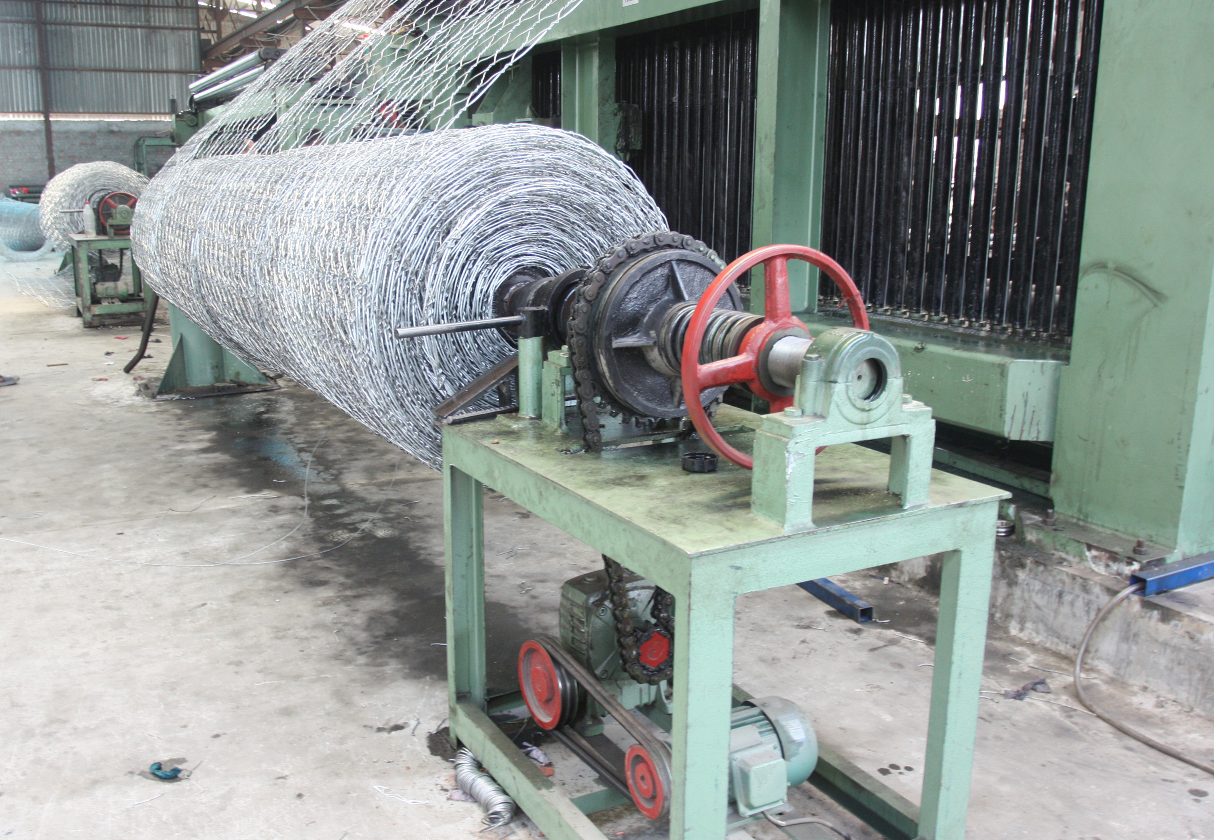 Netting Roll Winding Machine