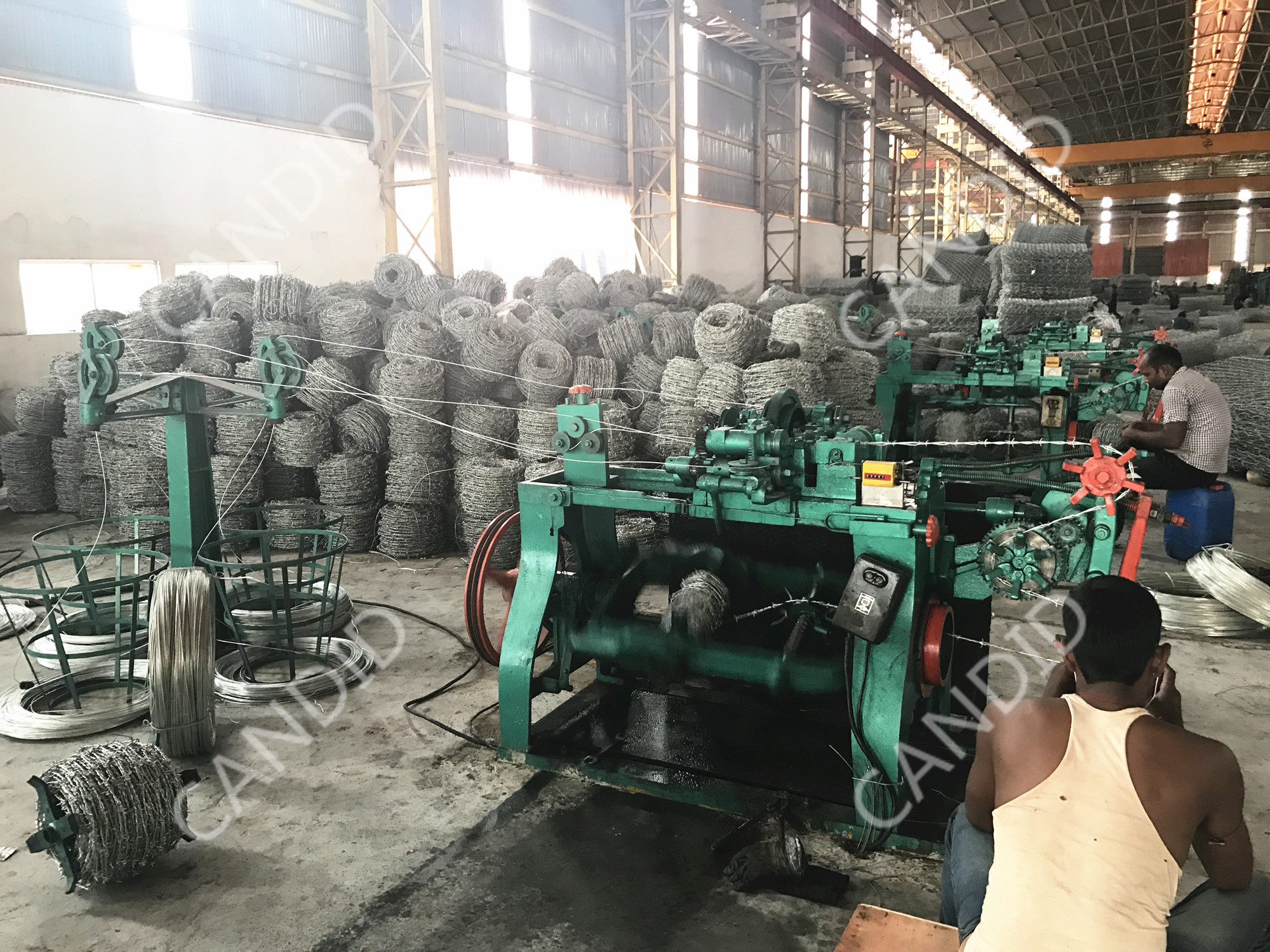 razor barbed wire production line