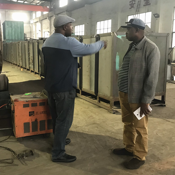 Customer from Nigeria for visit wire drawing machine factory
