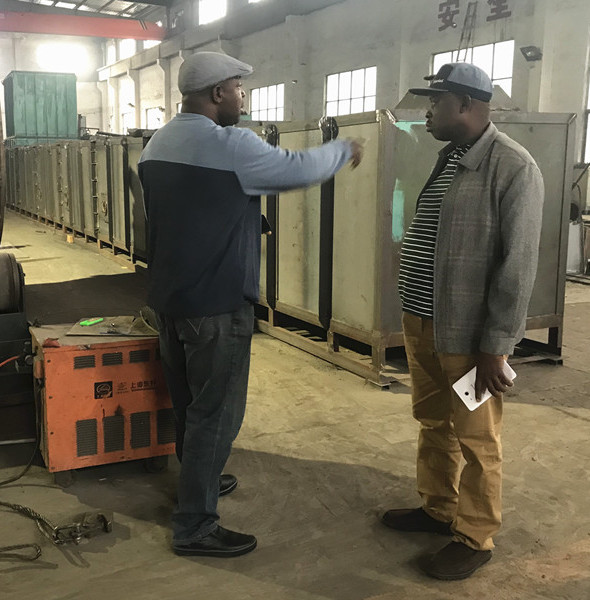 Customer from Nigeria for visit wire drawing machine factory
