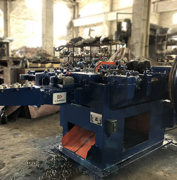 We have complete production of 2 sets U shape nail making machine for our Coate d’lvoire customer