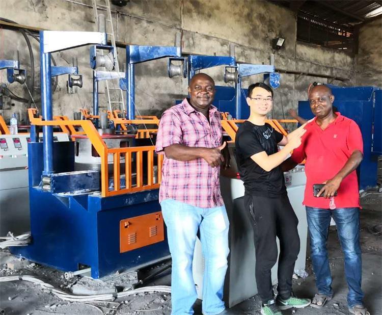 we have finished installation and commissioning of nail making machine, wire drawing machine for our Nigeria customer