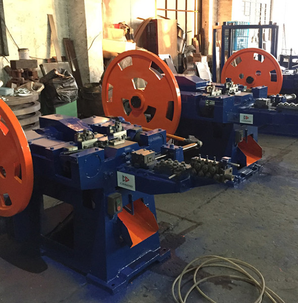 We have finished the production of our Nepal customer's nail making machine.