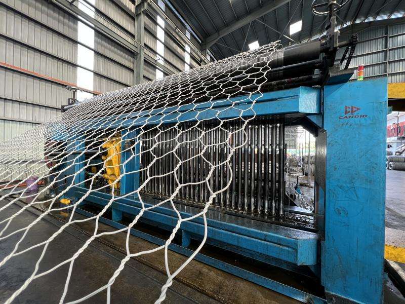 How long does it take to set up a gabion machine?