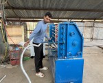 PLC controlled wire spiral coiling machine with automatic operation