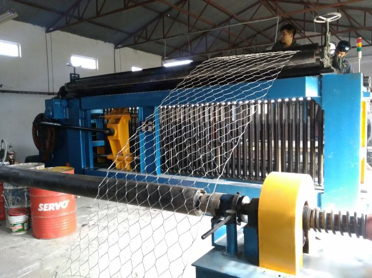 Gabion mesh Machine installed in Nepal