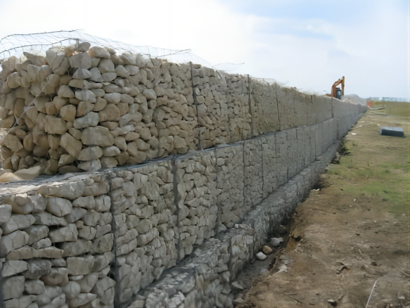 What to do when the size of gabion net deforms and forms a relatively large gap ？