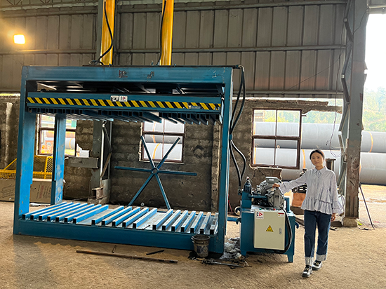 Double Hydraulic Cylinders Boost Performance of Gabion Packing Machine