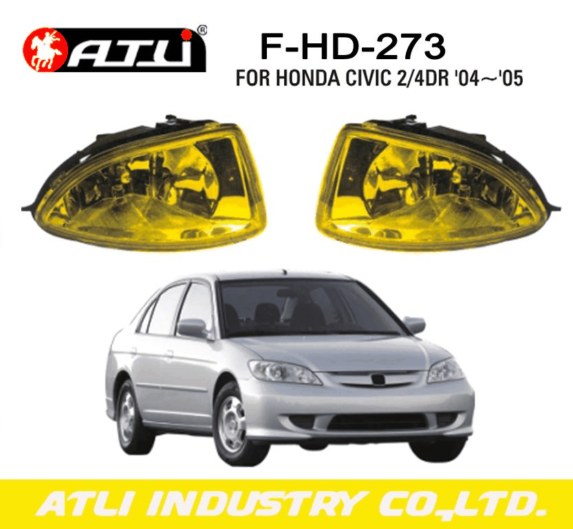 Replacement Halogen fog lamp for Honda Civic 2/4DR 2004-2005