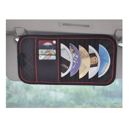 ATSB-6104 Car Sun Visor Auto Truck Interior Accessories Organiser For Sunglasses Registrations Cards