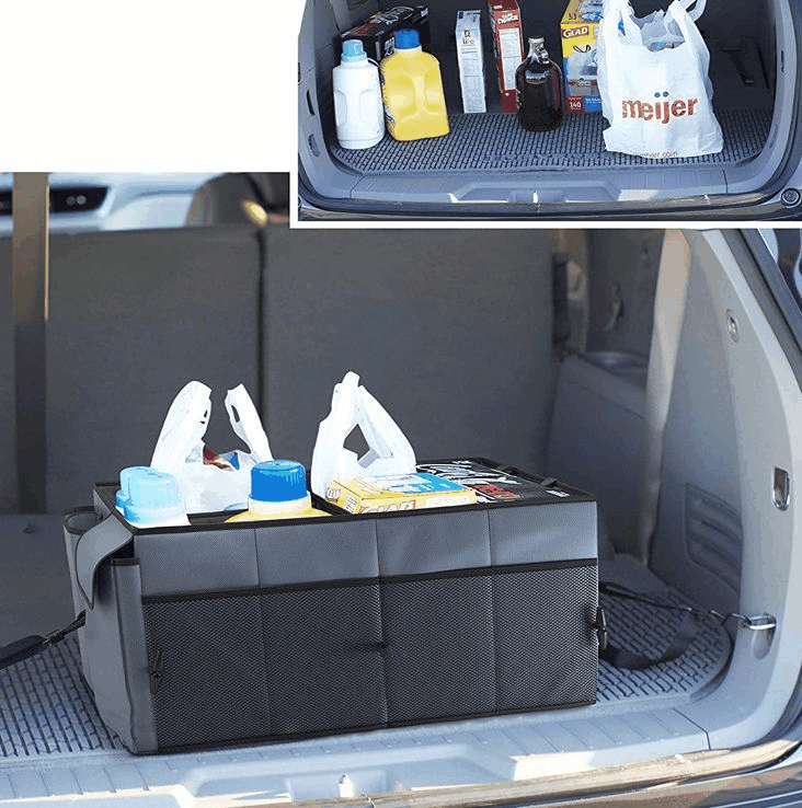 ATSB-6163  Car Boot Organiser Storage Box and Bag for  Car and Suv