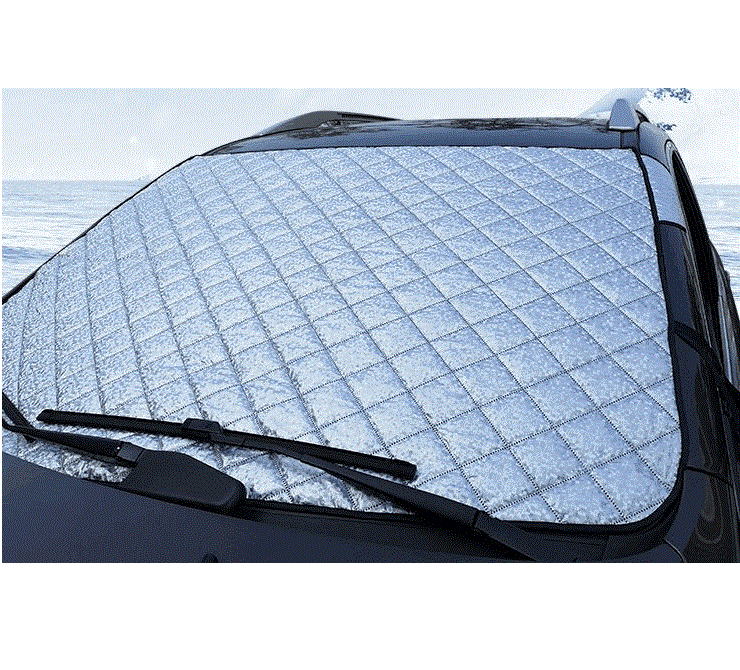 PE aluminized composite Cotton Car snow Cover Protective Front Window For Most Car