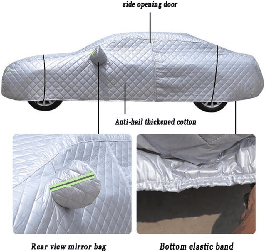 Hail Protector Car Cover Outdoor Waterproof Breathable For SUV