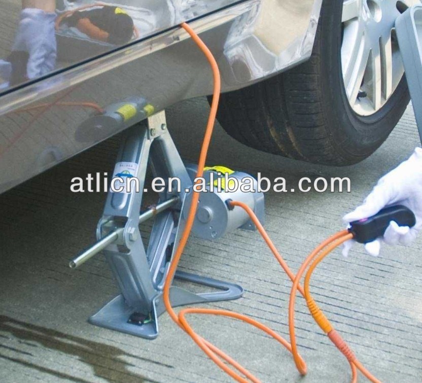 Electric automatic car jack and wrench