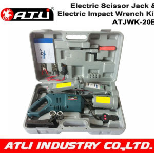 DC 12V Electric car jack& Impact wrench car repair tool kit
