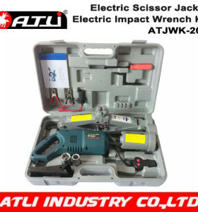 DC 12V Electric car jack& Impact wrench car repair tool kit