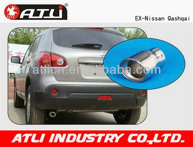 2014 useful round exhaust pipe with end caps