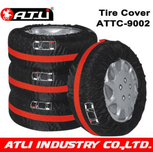 High quality stylish Car tyre cover auto accessories parts 4pcs/set ATTC-9002,snow sock