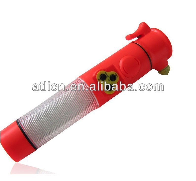 The new design car emergency hammer with LED Flashlight