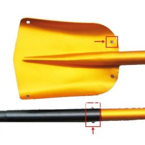 High quality factory price new design garden snow shovel AT-1504L,heated snow shovel