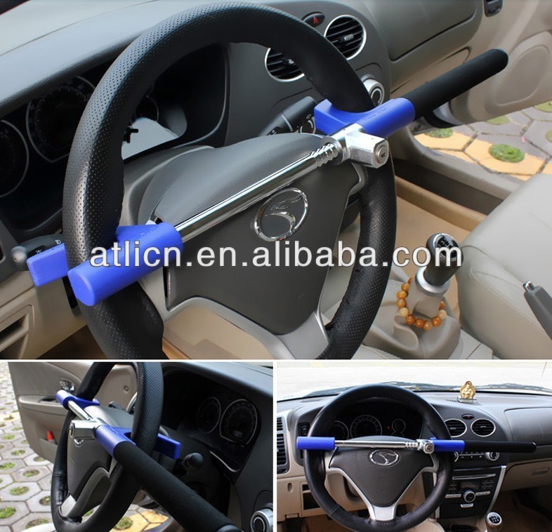 2014 New Design Car steering lock/clamp anti-theft lock passenager car factory price