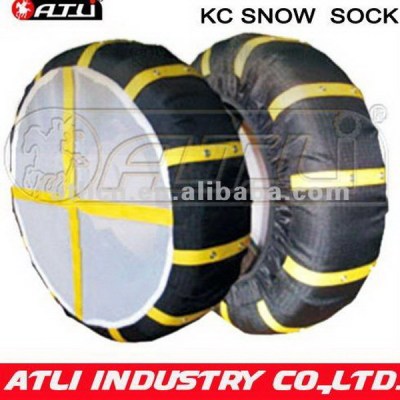 New design, good sale KC auto sock, tire cover,auto snow cover