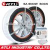 New design, good sale SA auto snow sock, fabric snow sock tire cover wheel cover
