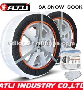 New design, good sale SA auto snow sock, fabric snow sock tire cover wheel cover