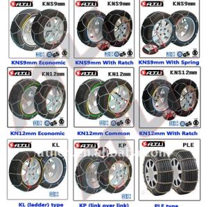 TUV/GS V5117 certificate KN12mm Anti Skid Snow Chains anti skid chains, tire chain for car
