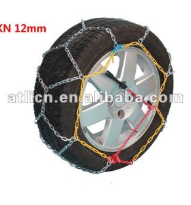 KN12mm / KNS9mm Anti Skid Snow Chains for car,TUV/GS V5117 certificate