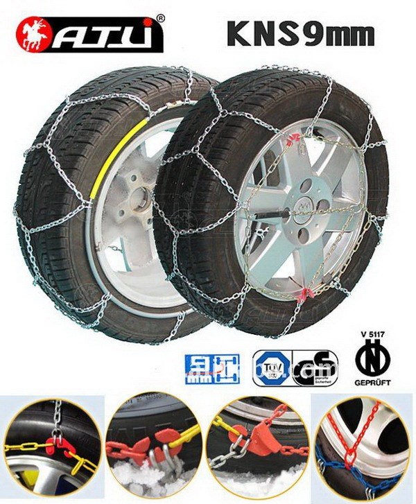 Adjustable new design 9mm kns quick snow chains