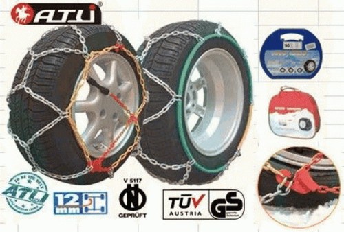 Safety high performance kns12mm snow chains