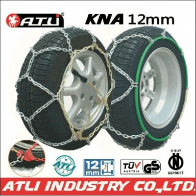 revised Latest fashion 12mm d type square design kns snow chain