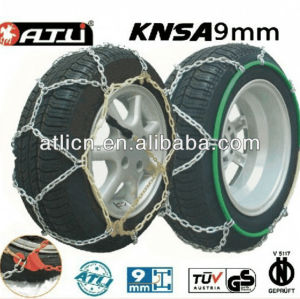 Diamond Type KNSA 9mm for passenger car tire snow chains