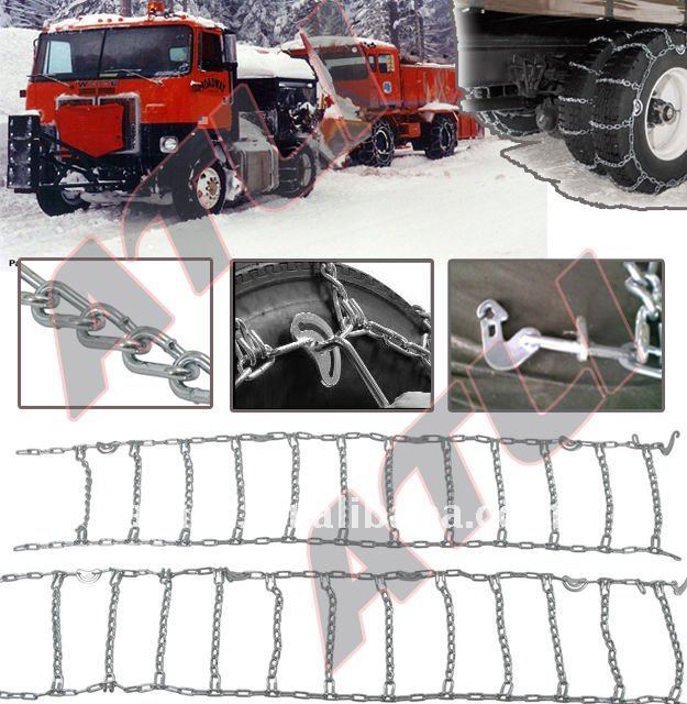 28'S Twist Link Dual V-Bar snow chains, tire chains anti-skid chains