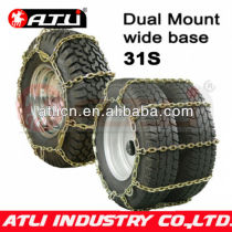 Atli 31S Square Straight Link Dual Mouting and Wide Base Truck Tire Chains
