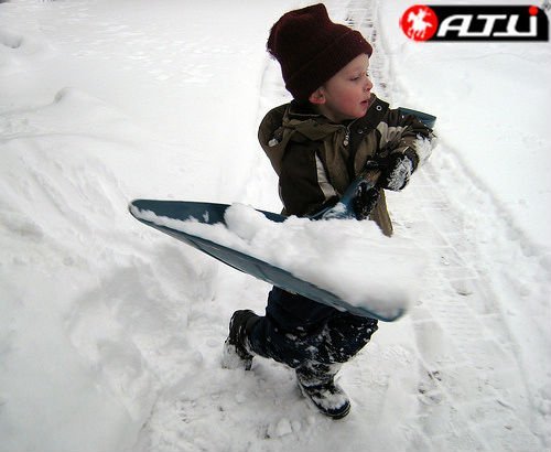 Telescopic snow shovel for snow days AT-6917