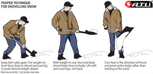 Aluminum folding snow shovel AT-1503L