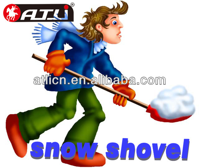 High strength garden folding snow shovel