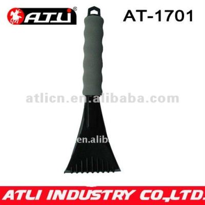 Practical and good quality hand held plastic ice scraper AT-1701, ice scraper with gloves