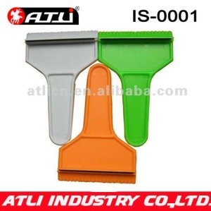 Practical and good quality hand held plastic ice scraper IS-0001, ice scraper with gloves