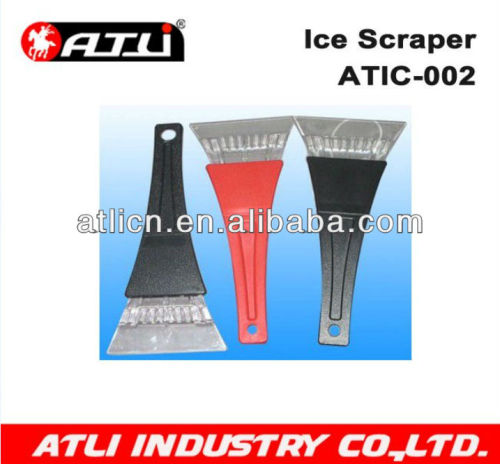 Practical and good quality hand held plastic ice scraper ATIC-002, ice scraper with gloves